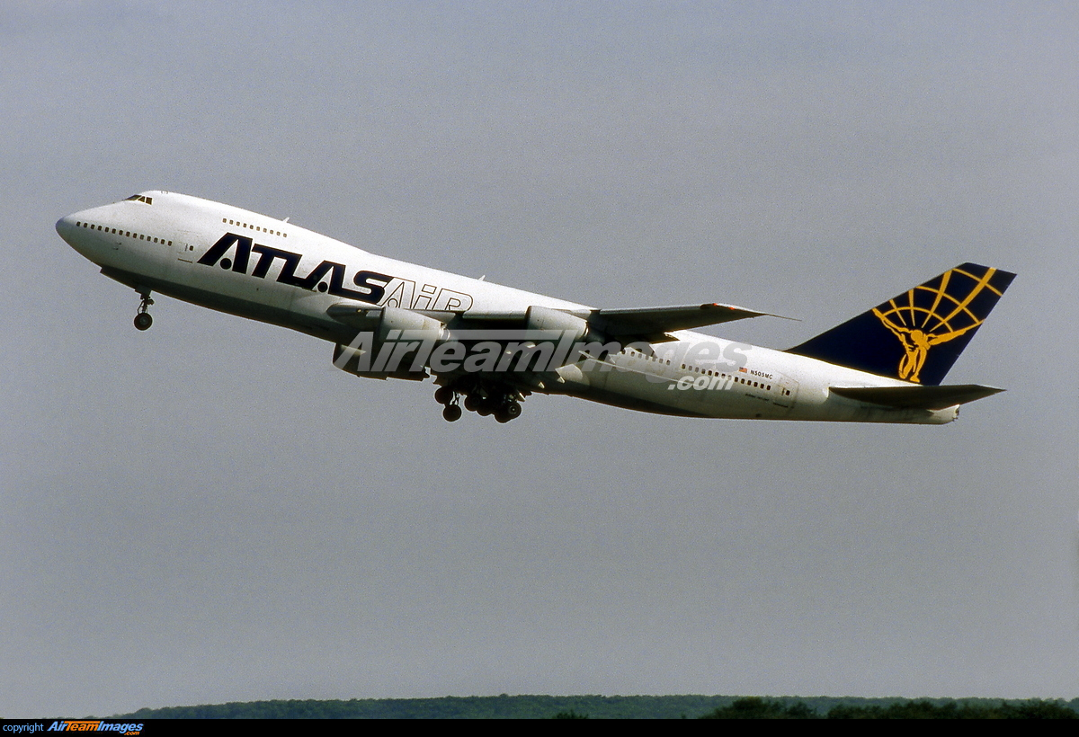 航空機・ヘリコプター ATLAS AIR B747-200 N522MC N522MC Atlas Air Boeing 747-200(F)