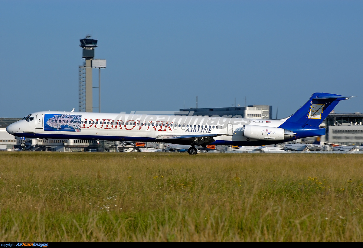 McDonnell Douglas MD-83 Dubrovnik Airline 9A-CDB - AirTeamImages.com
