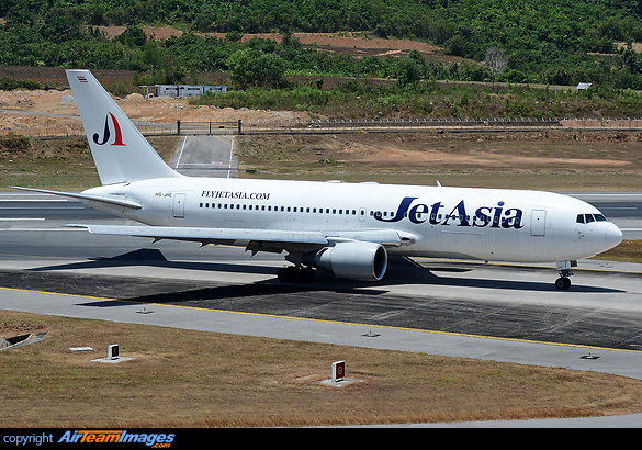 Boeing 767-233/ER Jet Asia Airways HS-JAE - AirTeamImages.com