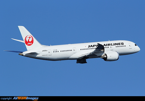 Boeing 787-8 Dreamliner JAL - Japan Airlines JA829J