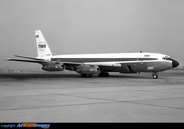 Boeing 707-131B TWA - Trans World Airlines N748TW - AirTeamImages.com