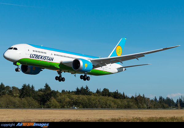 787-8 東京オリンピック UK78701 Uzbekistan Airways Boeing 787-8 Dreamliner