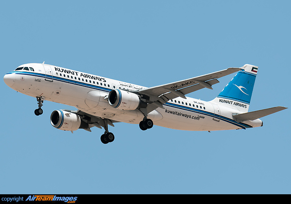 Airbus A320-212 Kuwait Airways 9K-AKC - AirTeamImages.com