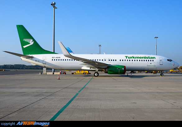 Boeing 737-82K Turkmenistan Airlines EZ-A019 - AirTeamImages.com