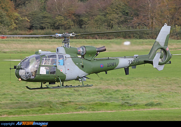 Westland Gazelle AH.1 UK - Army Air Corps ZA775 - AirTeamImages.com