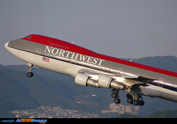 Boeing 747-251B Northwest Airlines N628US - AirTeamImages.com