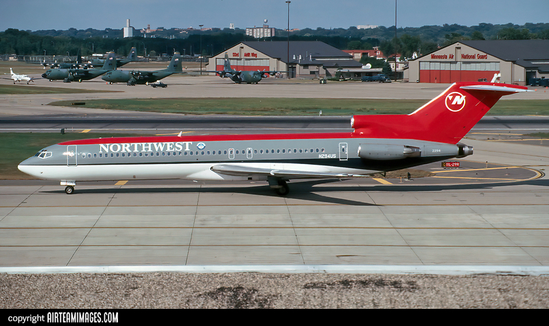 Boeing 727-251/Adv Northwest Airlines N294US - AirTeamImages.com
