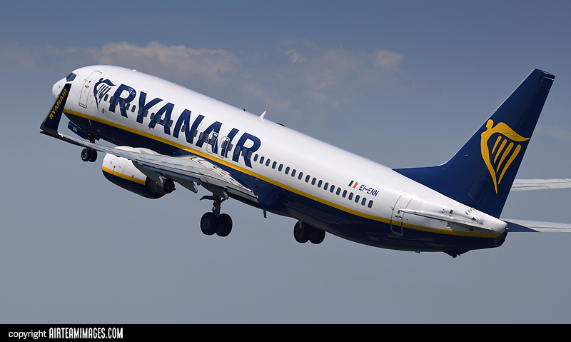 Boeing 737-8AS Ryanair EI-ENN - AirTeamImages.com