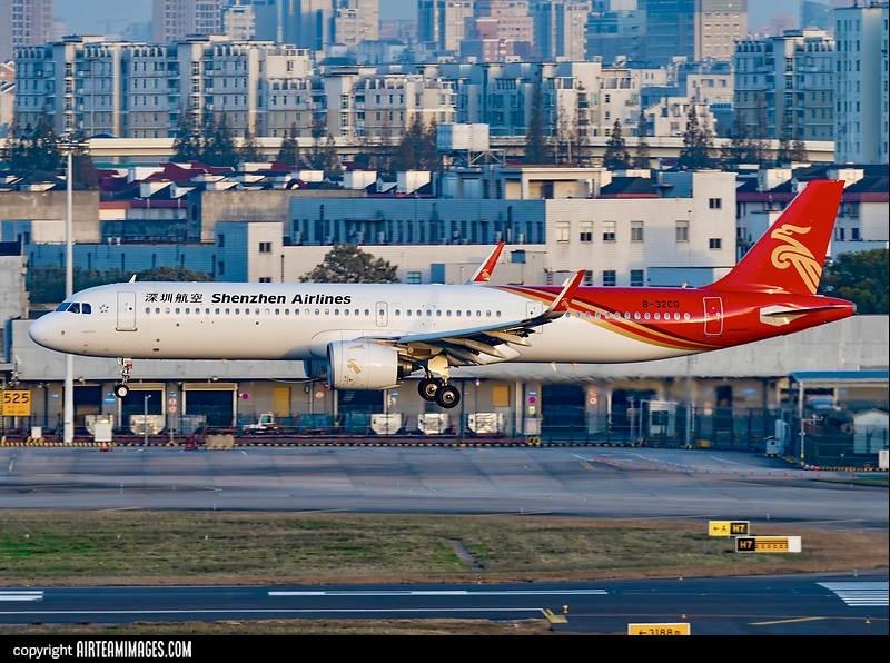 Airbus A321-271NX Shenzhen Airlines B-32CG - AirTeamImages.com