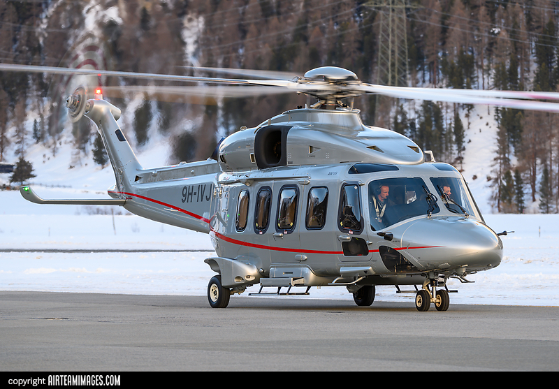 AgustaWestland AW-189 VistaJet 9H-1VJ - AirTeamImages.com