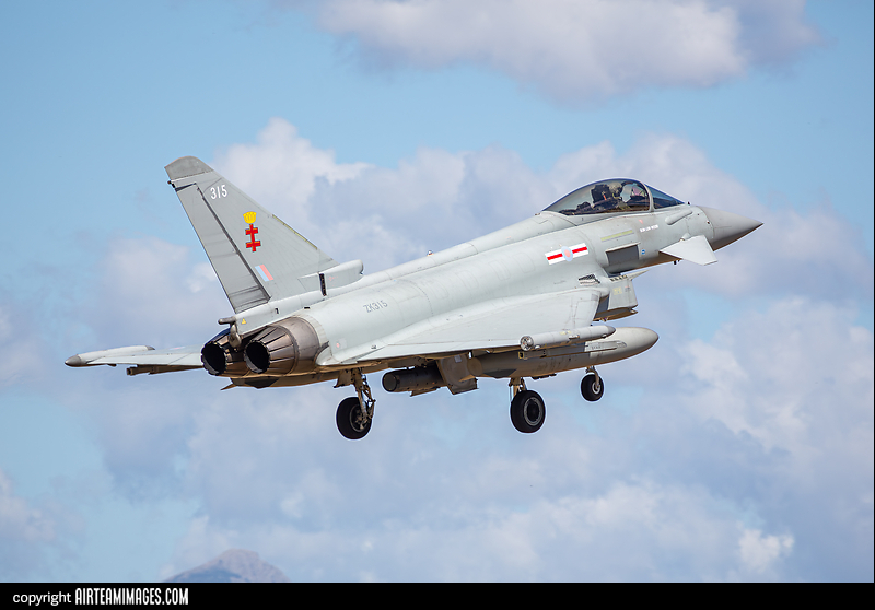 Eurofighter Typhoon FGR4 UK - Royal Air Force ZK315 - AirTeamImages.com