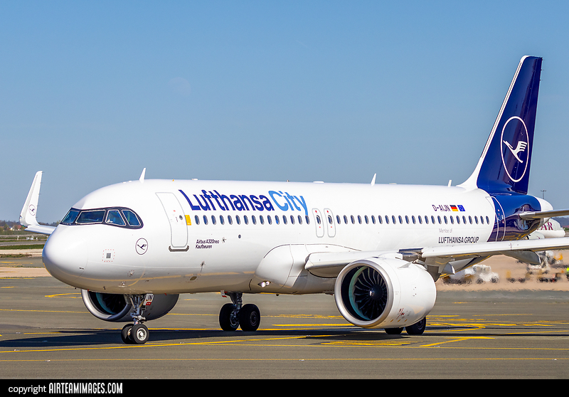 Airbus A320-271N Lufthansa City Airlines D-AIJN - AirTeamImages.com