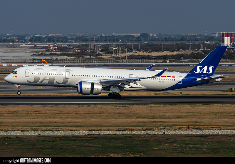 Se Rsc Airbus A350-941 SAS - Scandinavian Airlines SE-RSC - AirTeamImages.com