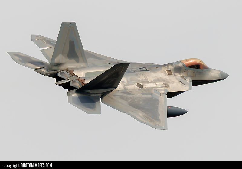 F 22a Raptor Front Lockheed Martin F-22A Raptor USA - US Air Force 05-4907 - AirTeamImages.com