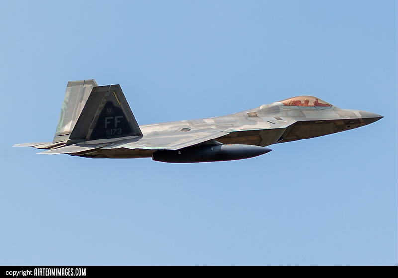 F 22a Raptor Front Lockheed Martin F-22A Raptor USA - US Air Force 09-4173 - AirTeamImages.com