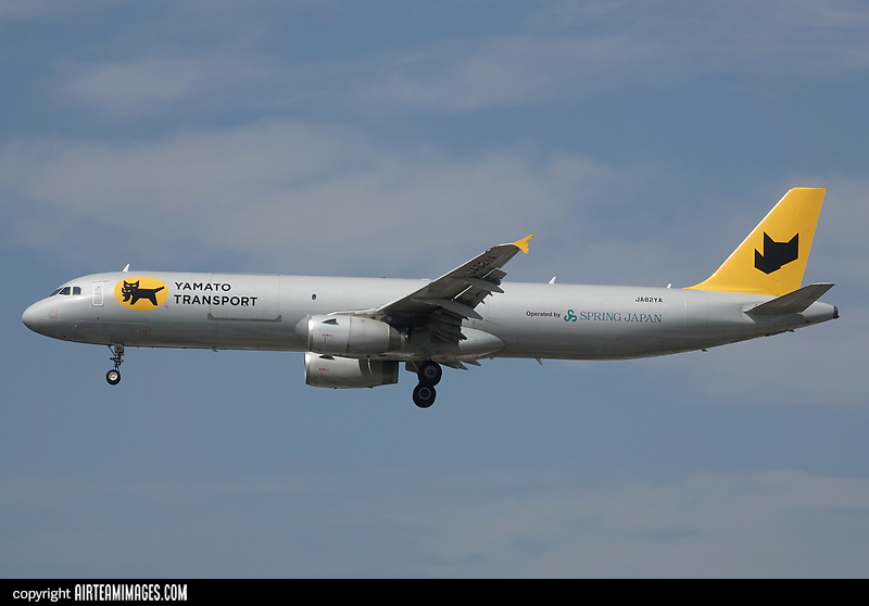 航空機・ヘリコプター Yamato Transport Airbus A321F JA81YA Airbus A321-231(P2F) Yamato Transport (Spring Airlines Japan