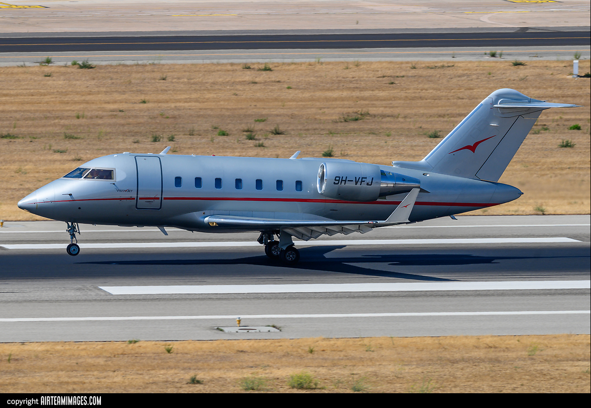 Bombardier Challenger 605 VistaJet 9H-VFJ - AirTeamImages.com