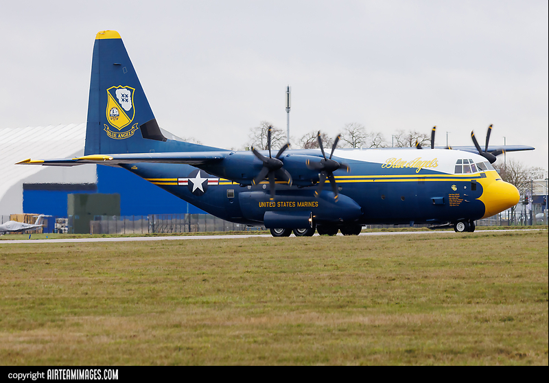 Lockheed C-130J Hercules Blue Angels 170000 - AirTeamImages.com