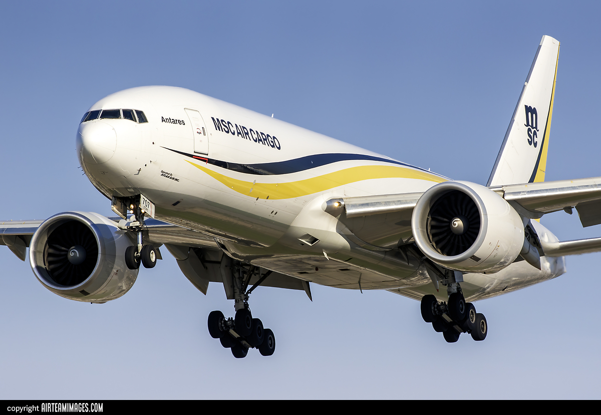 Boeing 777-F MSC Air Cargo (Atlas Air) N707GT - AirTeamImages.com