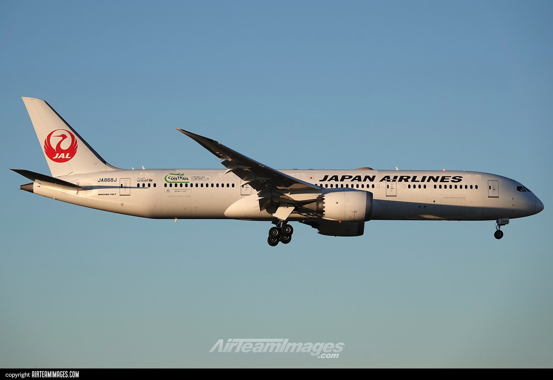 Boeing 787-9 Dreamliner JAL - Japan Airlines JA868J Large