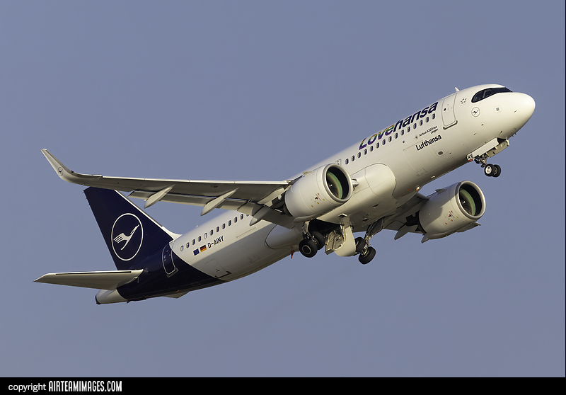 Airbus A320-271N Lufthansa D-AINY - AirTeamImages.com