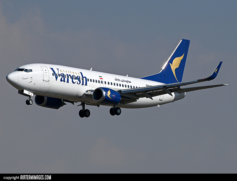 Varesh Boeing 737-33A Varesh Airlines EP-VAV - AirTeamImages.com