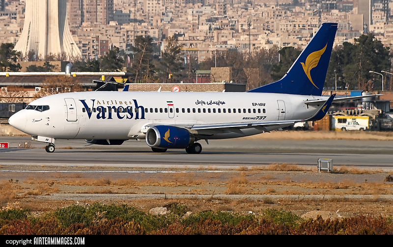 Varesh Boeing 737-33A Varesh Airlines EP-VAV - AirTeamImages.com