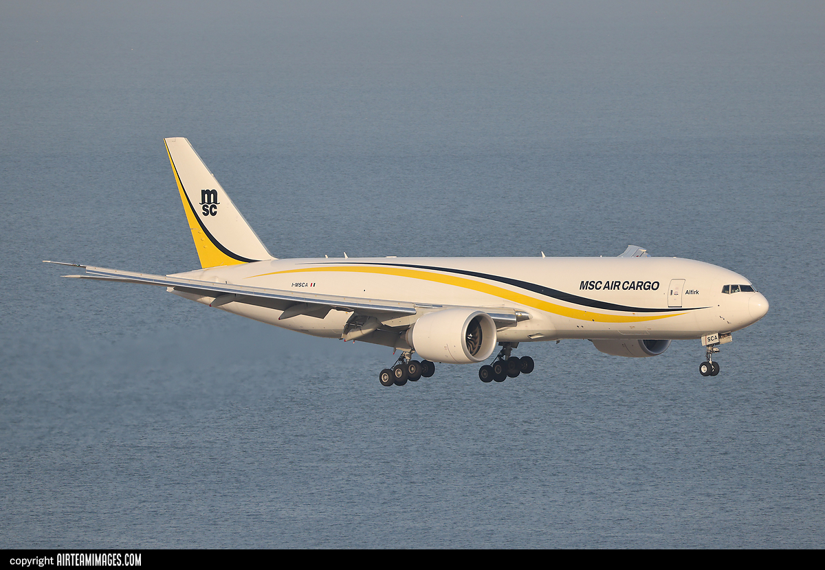ボーイング　Boeing 777-200F MSC Air Cargo MSC's first Boeing 777 freighter delivered; Atlas Air to operate 4