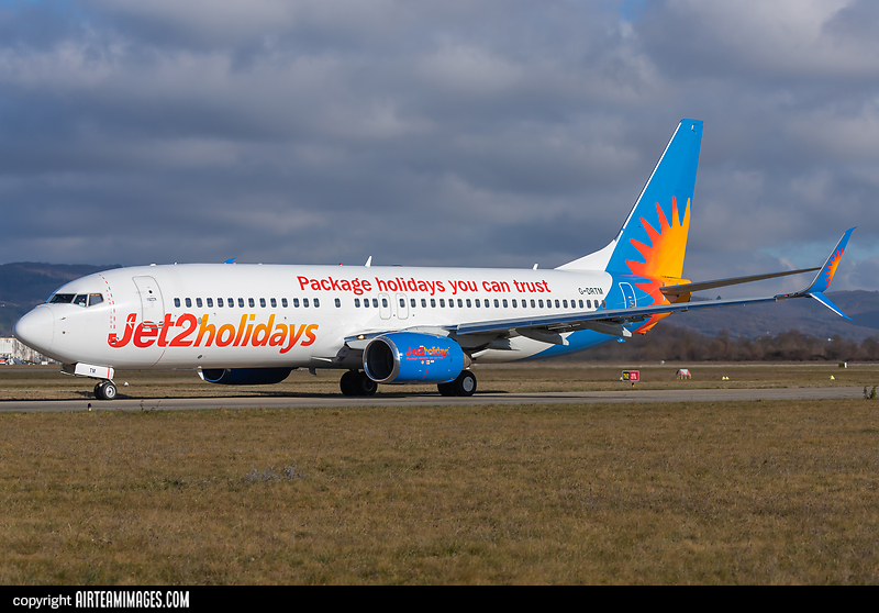 Boeing 737-85P Jet2 G-DRTM - AirTeamImages.com