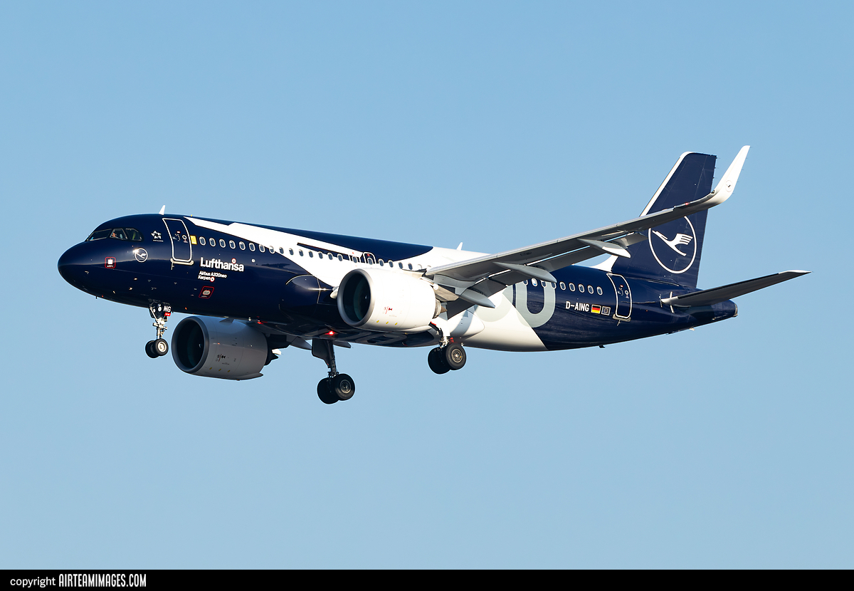 Airbus A320-271N Lufthansa D-AING - AirTeamImages.com