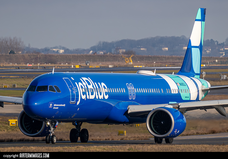 エアーフランス Airbus A321-271NX JetBlue Airways N4083J - AirTeamImages.com