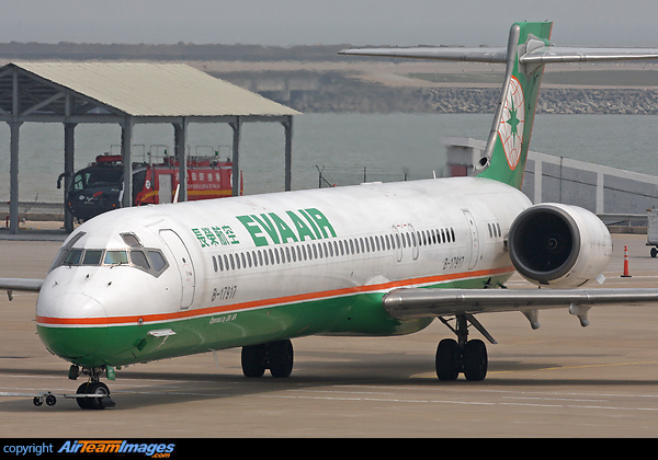 1/200 EVA AIR MD-90 モデル JC Wings EVA Air Boeing 777-300ER ZK-OKT Flap Down Version