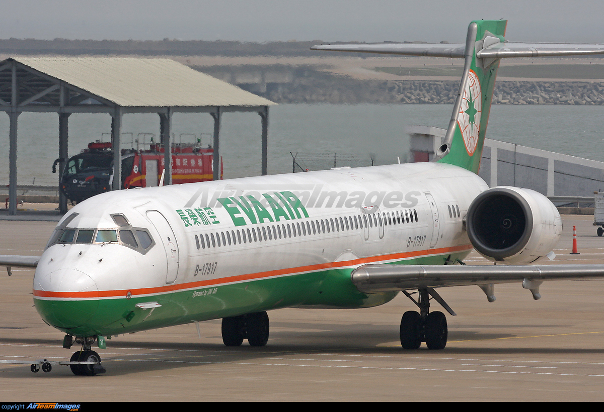 1/200 EVA AIR MD-90 モデル gemini-jets-gjroa551-1400-reno