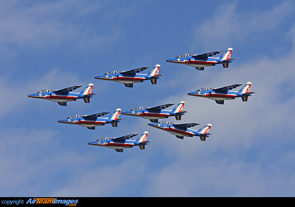 Dassault Alpha Jet Patrouille de France - AirTeamImages.com