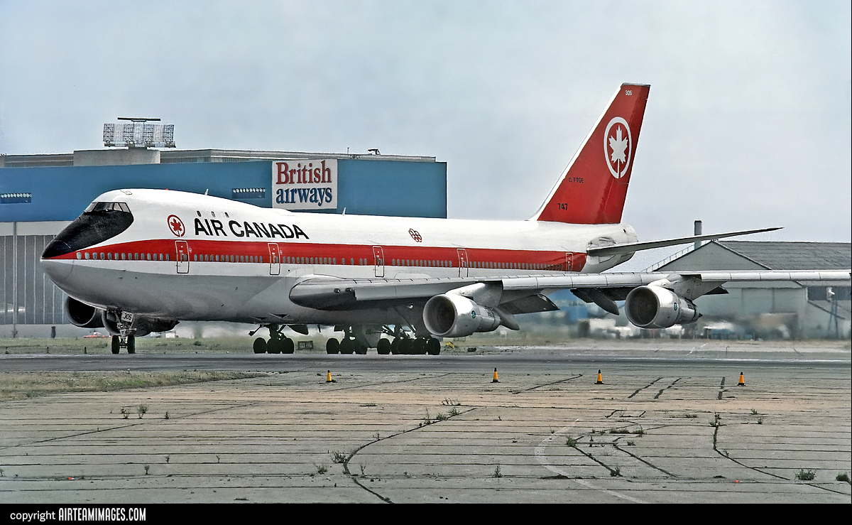 Boeing 747-133 Air Canada C-FTOE - AirTeamImages.com